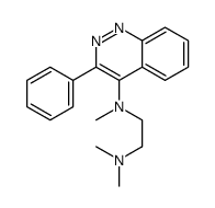 N,N,N'-trimethyl-N'-(3-phenylcinnolin-4-yl)ethane-1,2-diamine Structure