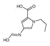 1H-Pyrrole-2-carboxylicacid,4-(formylamino)-1-propyl-(9CI)结构式