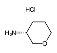 (R)-Tetrahydro-2H-pyran-3-amine hydrochloride Structure