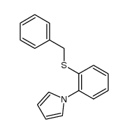 1-(2-benzylthiophenyl)pyrrole结构式