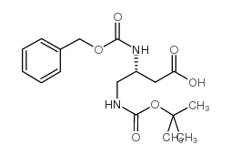 Z-L-Dbu(Boc)-OH Structure