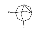 1,3-Dehydro-5,7-difluoradamantan Structure