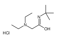 diethyl-(tert-butylcarbamoylmethyl)azanium chloride Structure