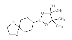 1,4-Dioxaspiro[4.5]decane-8-boronic acid pinacol ester Structure