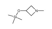 1-methyl-3-((trimethylsilyl)oxy)azetidine结构式