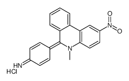 6-(p-Aminophenyl)-5-methyl-2-nitrophenanthridinium chloride Structure