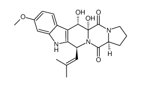 12,13-dihydroxyfumitremorgin C Structure