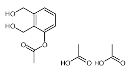 acetic acid,[2,3-bis(hydroxymethyl)phenyl] acetate Structure