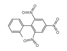 2-methyl-2',4',6'-trinitrobiphenyl Structure