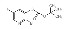 2-Bromo-5-iodopyridin-3-yl tert-Butyl carbonate图片