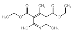 3,5-Pyridinedicarboxylicacid, 2,4,6-trimethyl-, 3,5-diethyl ester Structure