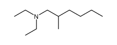 diethyl-(2-methyl-hexyl)-amine Structure