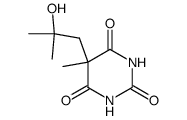 acide (hydroxy-2 methyl-2 propyl)-5 methyl-5 barbiturique结构式