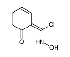 6-[chloro-(hydroxyamino)methylidene]cyclohexa-2,4-dien-1-one Structure