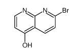 7-溴-1,8-萘啶-4(1h)-酮结构式