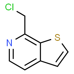 Thieno[2,3-c]pyridine, 7-(chloromethyl)- (9CI) structure