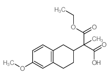 3-乙氧基-2-(6-甲氧基-1,2,3,4-四氢萘-2-基)-2-甲基-3-氧代丙酸图片