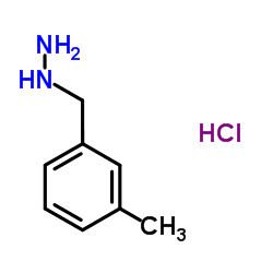 (3-METHYLBENZYL)HYDRAZINE HYDROCHLORIDE structure