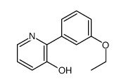 2-(3-ethoxyphenyl)pyridin-3-ol Structure