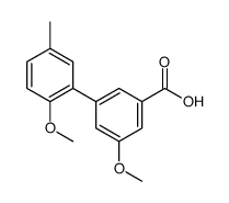 3-methoxy-5-(2-methoxy-5-methylphenyl)benzoic acid结构式