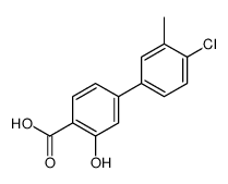 4-(4-chloro-3-methylphenyl)-2-hydroxybenzoic acid Structure