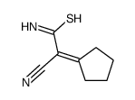 2-氰基-2-环亚戊基乙烷硫代酰胺结构式