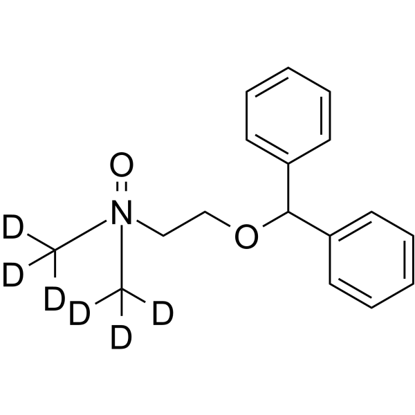 Diphenhydramine N-​Oxide-d6结构式