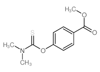 methyl 4-(dimethylthiocarbamoyloxy)benzoate structure