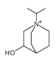 1-propan-2-yl-1-azoniabicyclo[2.2.2]octan-3-ol Structure