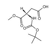 N-[叔丁氧羰基]-D-天冬氨酸甲酯图片