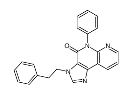 5-phenyl-3-(2-phenylethyl)imidazo[4,5-c][1,8]naphthyridin-4-one Structure