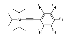 triisopropyl((phenyl-d5)ethynyl)silane Structure