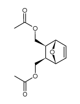 (1R*,2R*,3S*,4S*)-7-oxabicyclo[2.2.1]hept-5-ene-2,3-diylbis(methylene) diacetate Structure