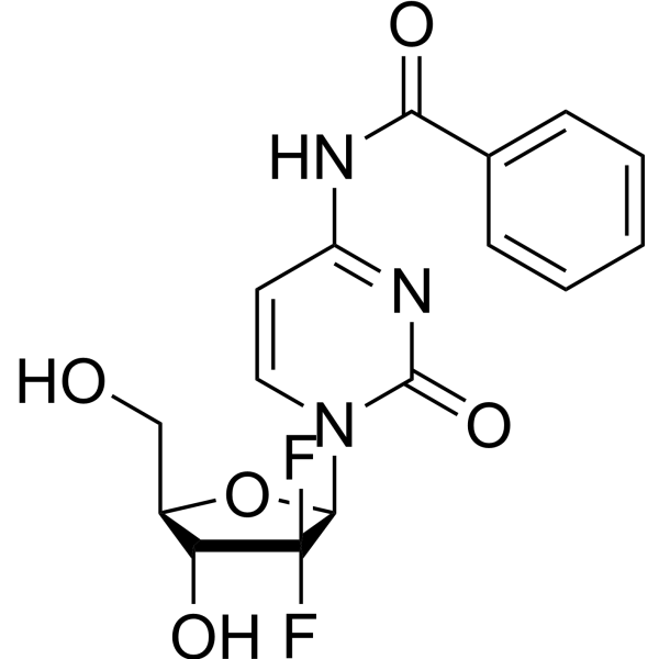 4-N-benzoylgeMcitabine structure