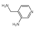 4-(aminomethyl)pyridin-3-amine structure