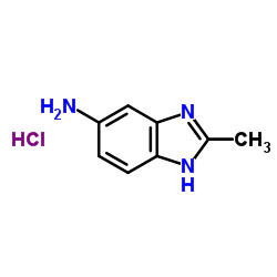 2-Methyl-1H-benzo[d]imidazol-5-amine hydrochloride Structure