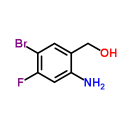 (2-Amino-5-bromo-4-fluorophenyl)methanol结构式