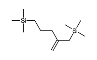 trimethyl-(2-methylidene-5-trimethylsilylpentyl)silane Structure