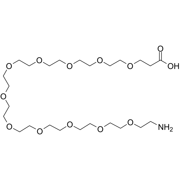 Amino-PEG11-acid structure