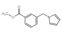 METHYL 3-PYRROL-1-YLMETHYL-BENZOATE结构式