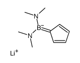 lithium,N-[cyclopenta-2,4-dien-1-yl(dimethylamino)boranyl]-N-methylmethanamine结构式