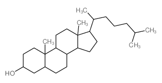 Cholestan-3beta-ol (VAN) Structure