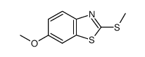 Benzothiazole, 6-methoxy-2-(methylthio)- (7CI,8CI)结构式