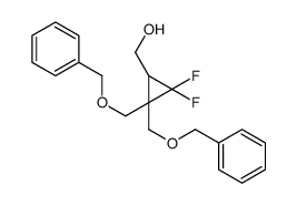 [2,2-difluoro-3,3-bis(phenylmethoxymethyl)cyclopropyl]methanol结构式