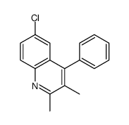 6-chloro-2,3-dimethyl-4-phenylquinoline结构式