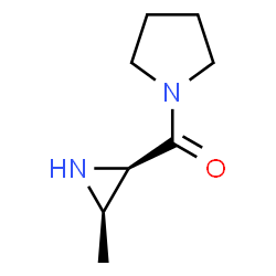 Pyrrolidine, 1-[[(2R,3R)-3-methyl-2-aziridinyl]carbonyl]-, rel- (9CI)结构式