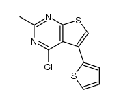 4-chloro-2-methyl-5-(2-thienyl)thieno[2,3-d]pyrimidine picture