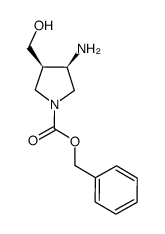 (3R,4R)-3-氨基-4-(羟基甲基)-1-吡咯烷羧酸苯甲酯图片