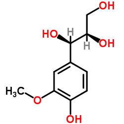 threo-Guaiacylglycerol Structure