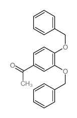 Ethanone,1-[3,4-bis(phenylmethoxy)phenyl]-结构式